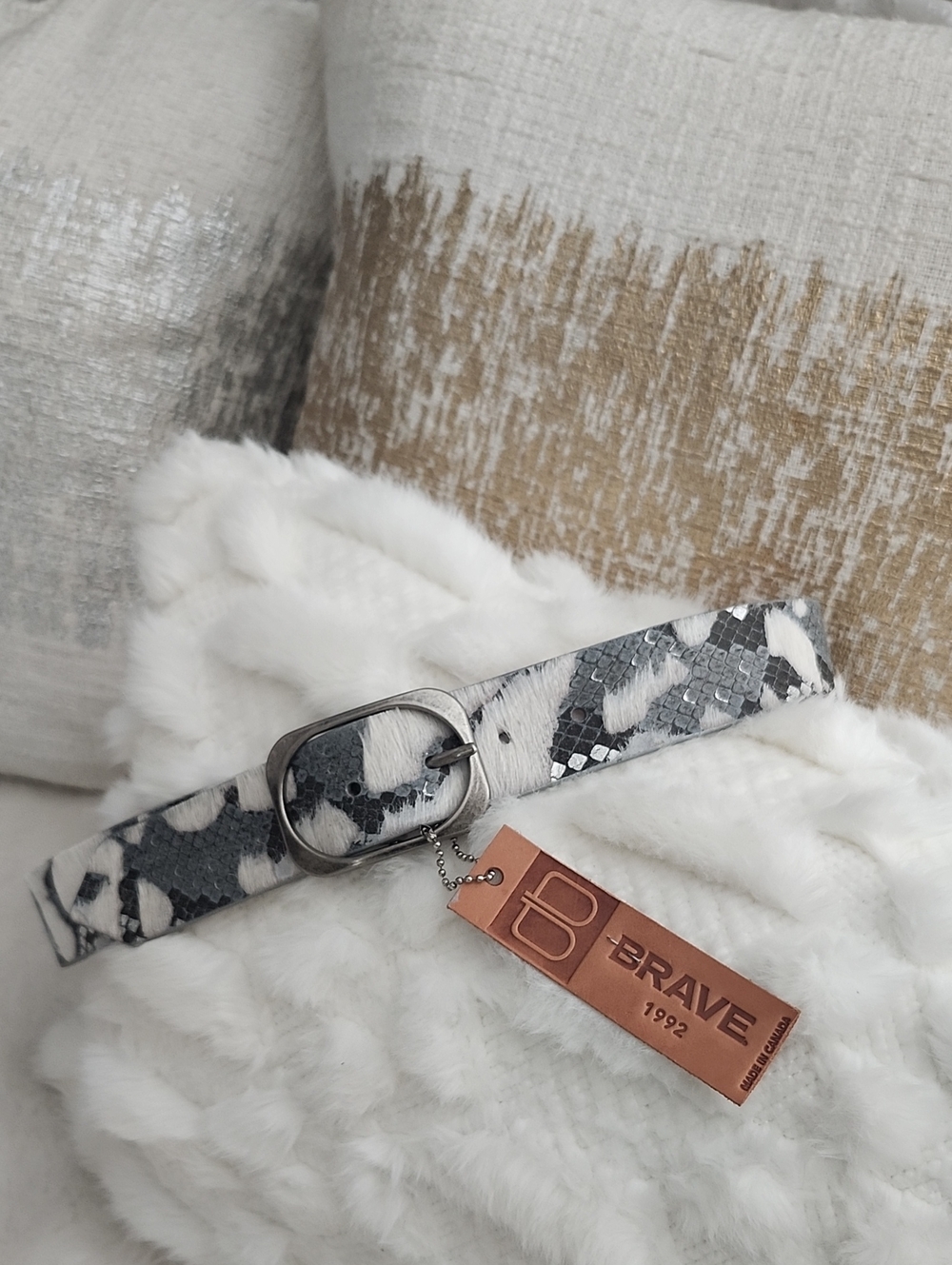 Brave Pony Hair Belt